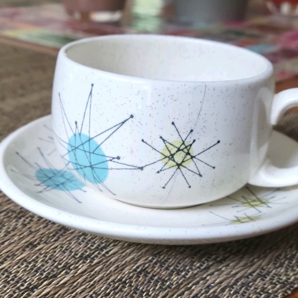 Franciscan "Starburst" Cup and Saucer (2 of 2)